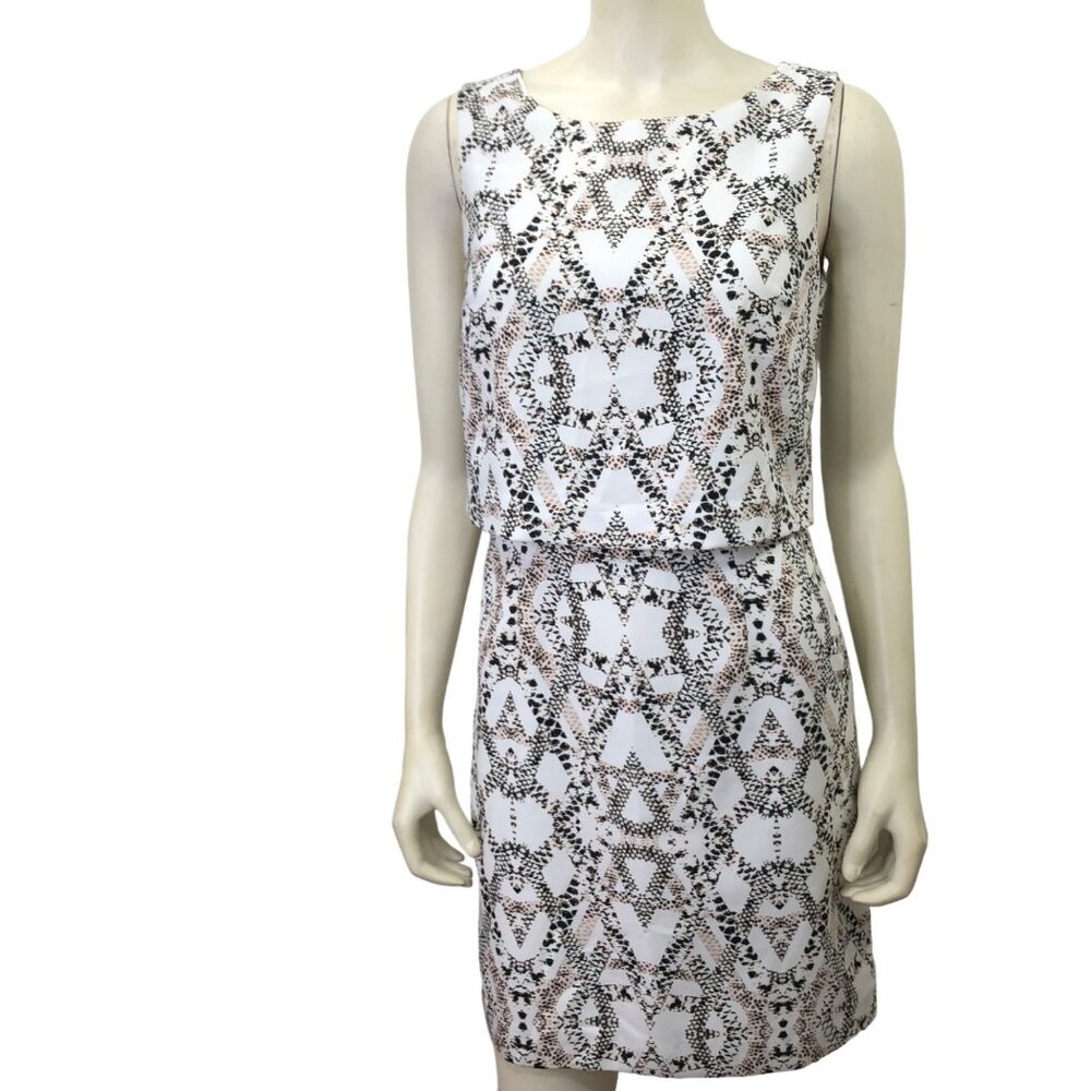 BANANA REPUBLIC SNAKE PRINTSHEATH DRESS SIZE 4